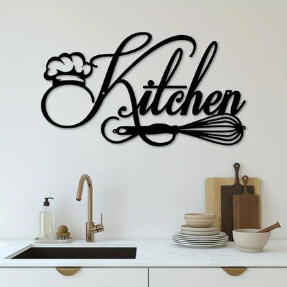Metal Kitchen Wall Sign Homeandso