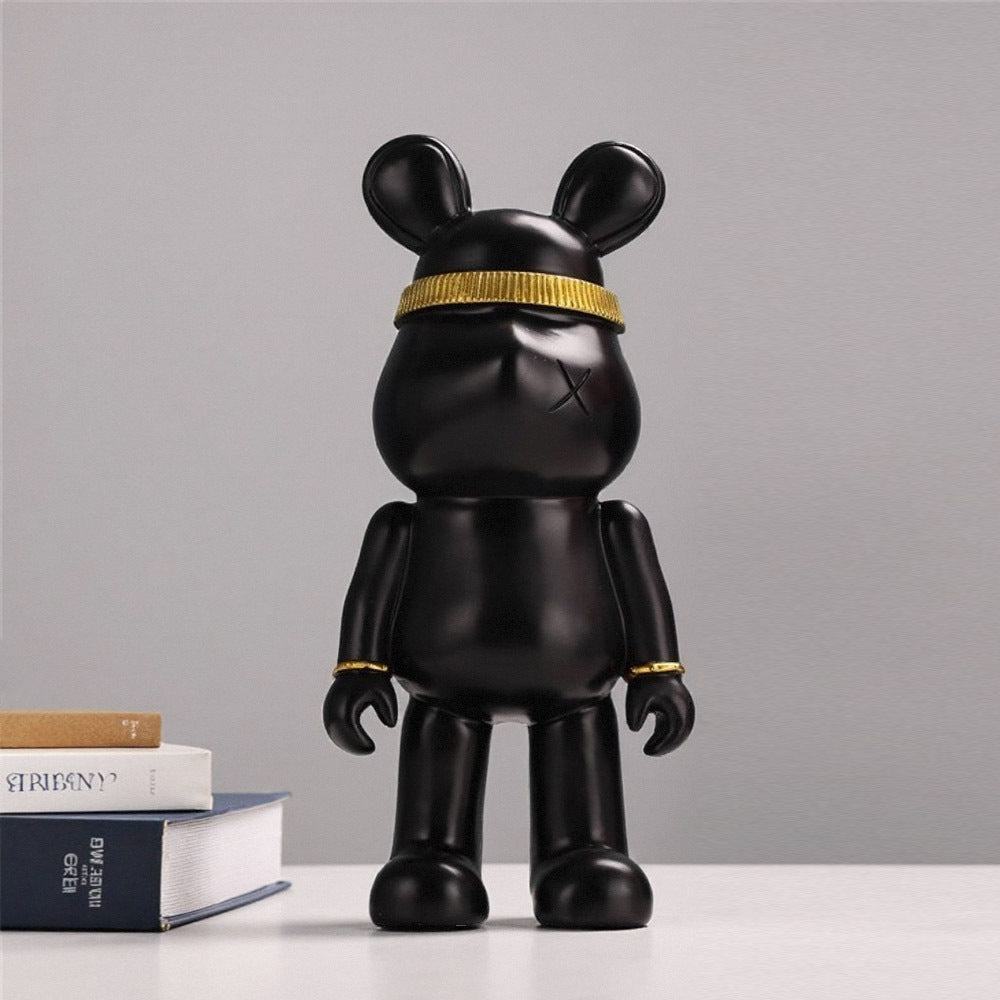 Stylish Bear Figurine Homeandso