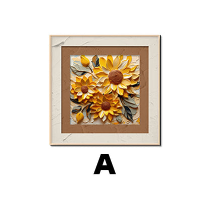 Decorative 3D Floral Wall Art Homeandso