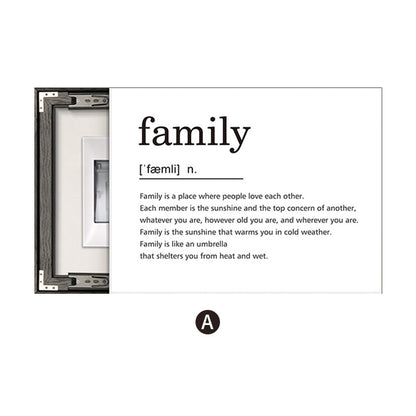 Homeandso Family Wall Art Decor