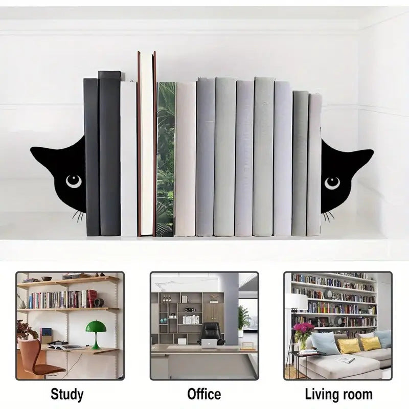 Cat-Themed Decorative Bookends Homeandso