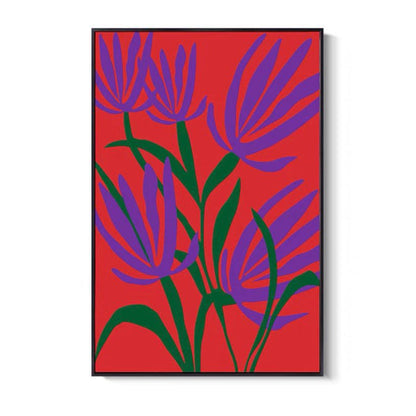 Chic Modern Floral Wall Art Homeandso