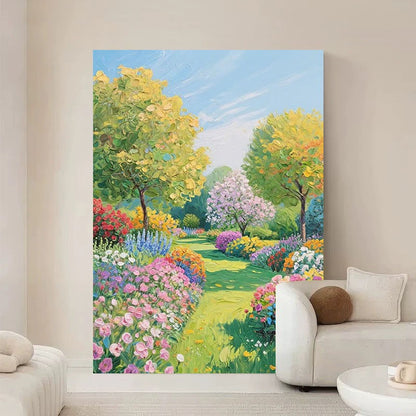 Artistic Floral Landscape Canvas Homeandso
