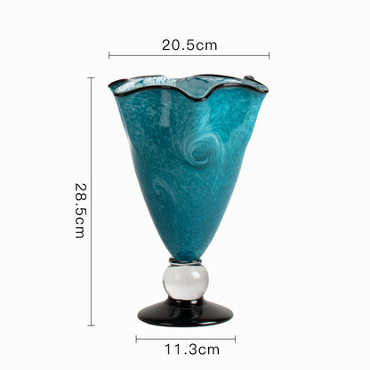 Homeandso Decorative Glass Vase