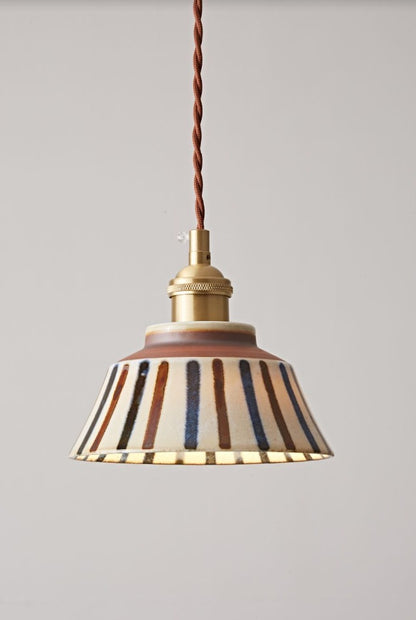 Vintage Circus-Style Pendant Lamp