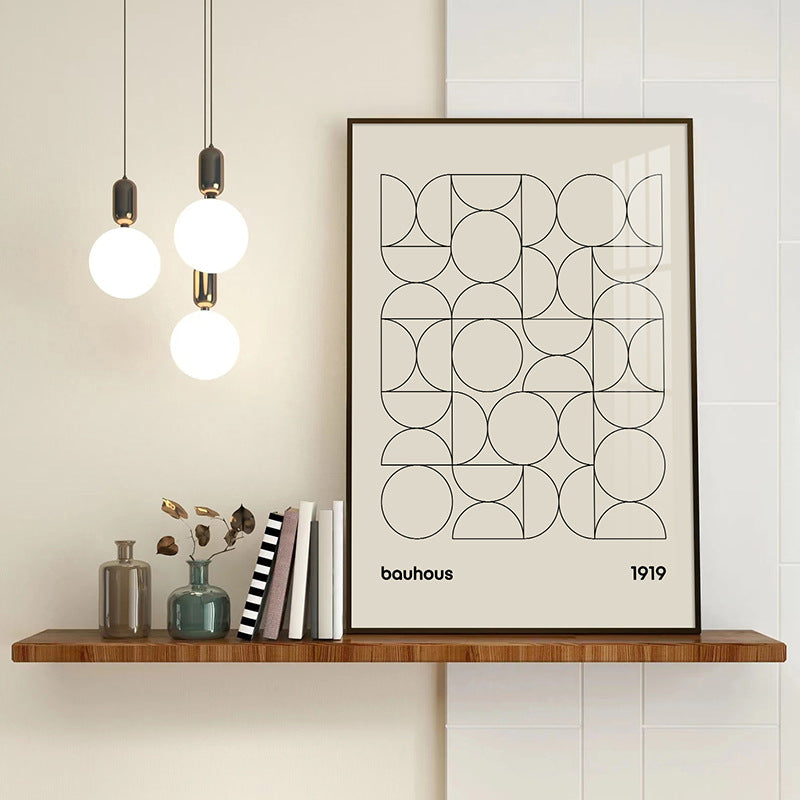 Bauhaus Geometric Wall Art Print Homeandso