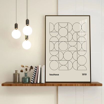 Bauhaus Geometric Wall Art Print Homeandso