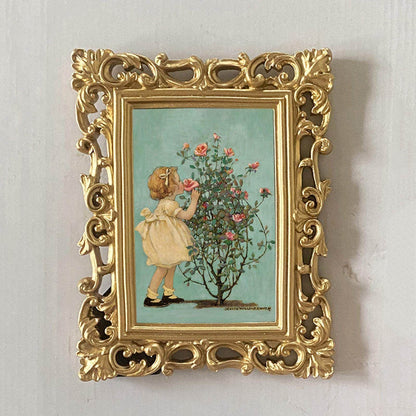 Vintage Floral Artwork Framed Print Homeandso