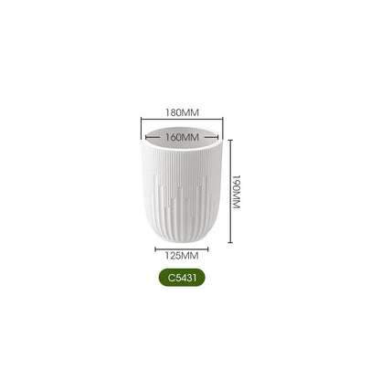 Ribbed Ceramic Planter Homeandso