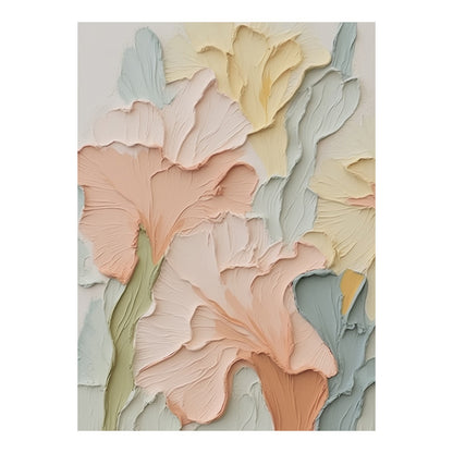 Textured Floral Relief Canvas Artwork Homeandso