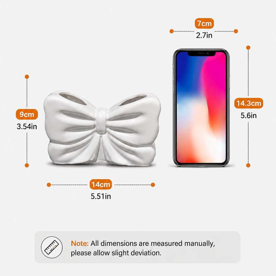Decorative Bow-Shaped Phone Holder Homeandso
