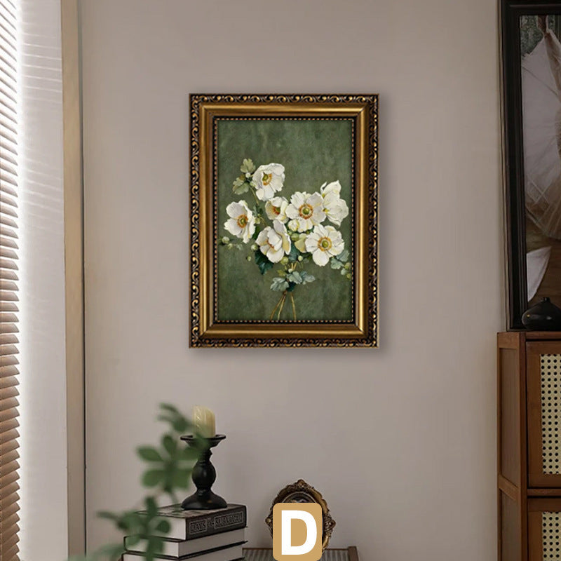 Elegant Framed Floral Art Print Homeandso