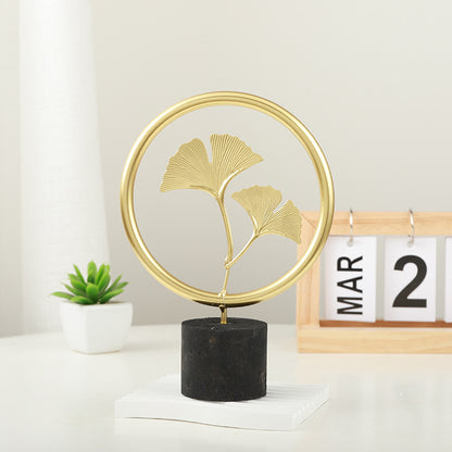 Elegant Ginkgo Leaf Sculpture Homeandso