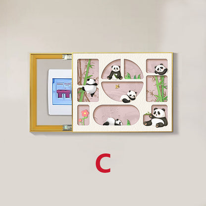 Decorative Panda-Themed Picture Frame Homeandso