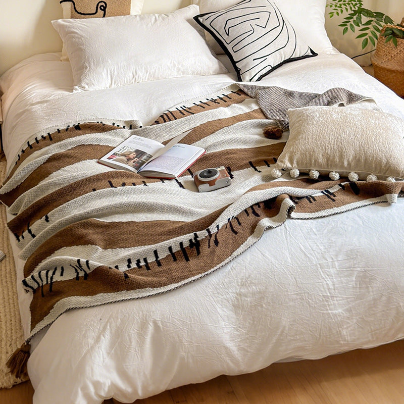 Artistic Patterned Throw Blanket