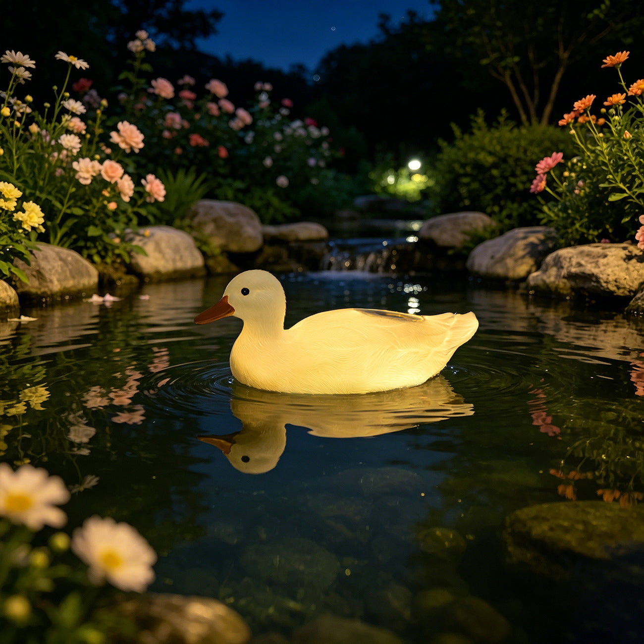 Decorative Floating Duck Sculpture Homeandso