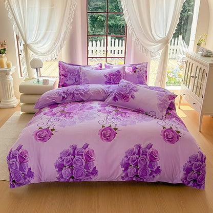 Floral Patterned Duvet Cover Set