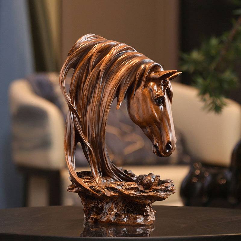 Decorative Horse Head Sculpture Homeandso