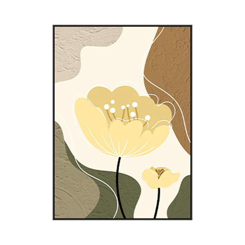 Floral Abstract Canvas Wall Art Homeandso