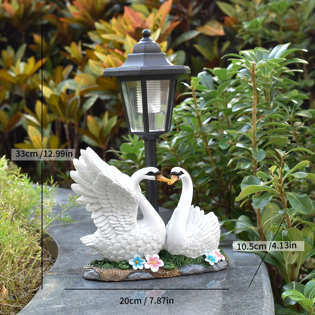 Decorative Swan Lantern Homeandso