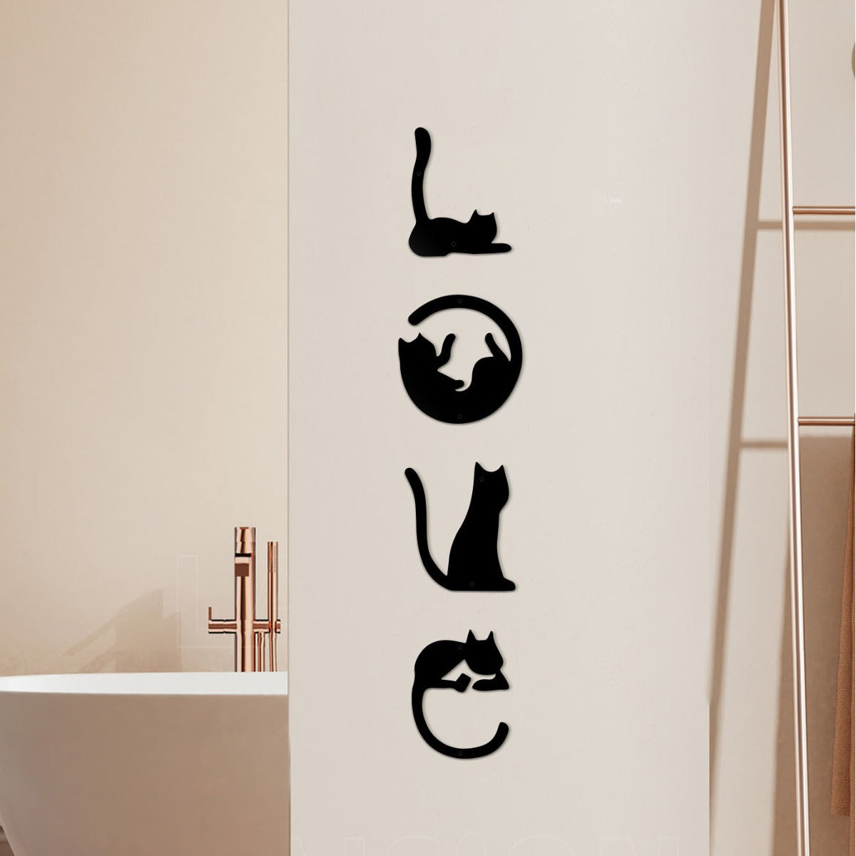 Cat-Themed Love Wall Art Homeandso