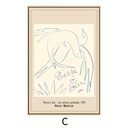 Framed Doodle Heart Wall Art Homeandso