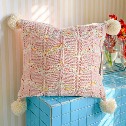 Cozy Textured Bolster Pillow