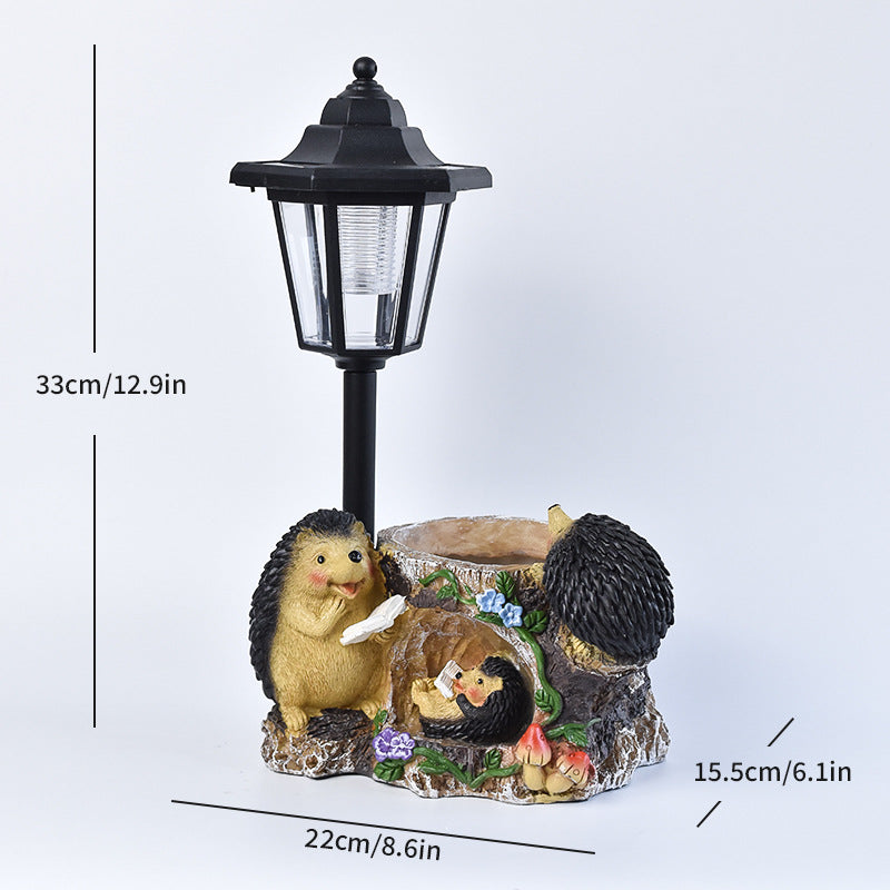 Decorative Garden Dog Lamp Homeandso