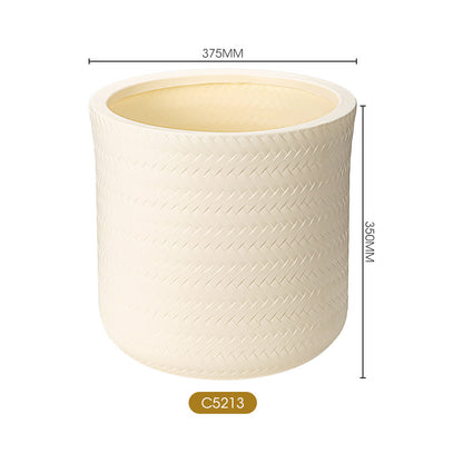 Textured Modern Round Plant Pot Homeandso