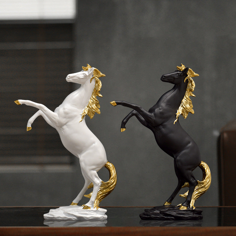 Elegant Horse Figurine Homeandso