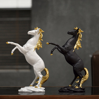 Elegant Horse Figurine Homeandso