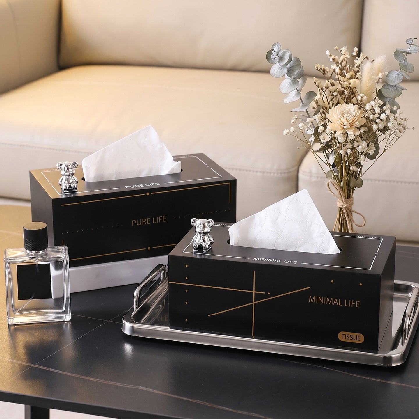 Cute Bear-Themed Tissue Box Holder Homeandso