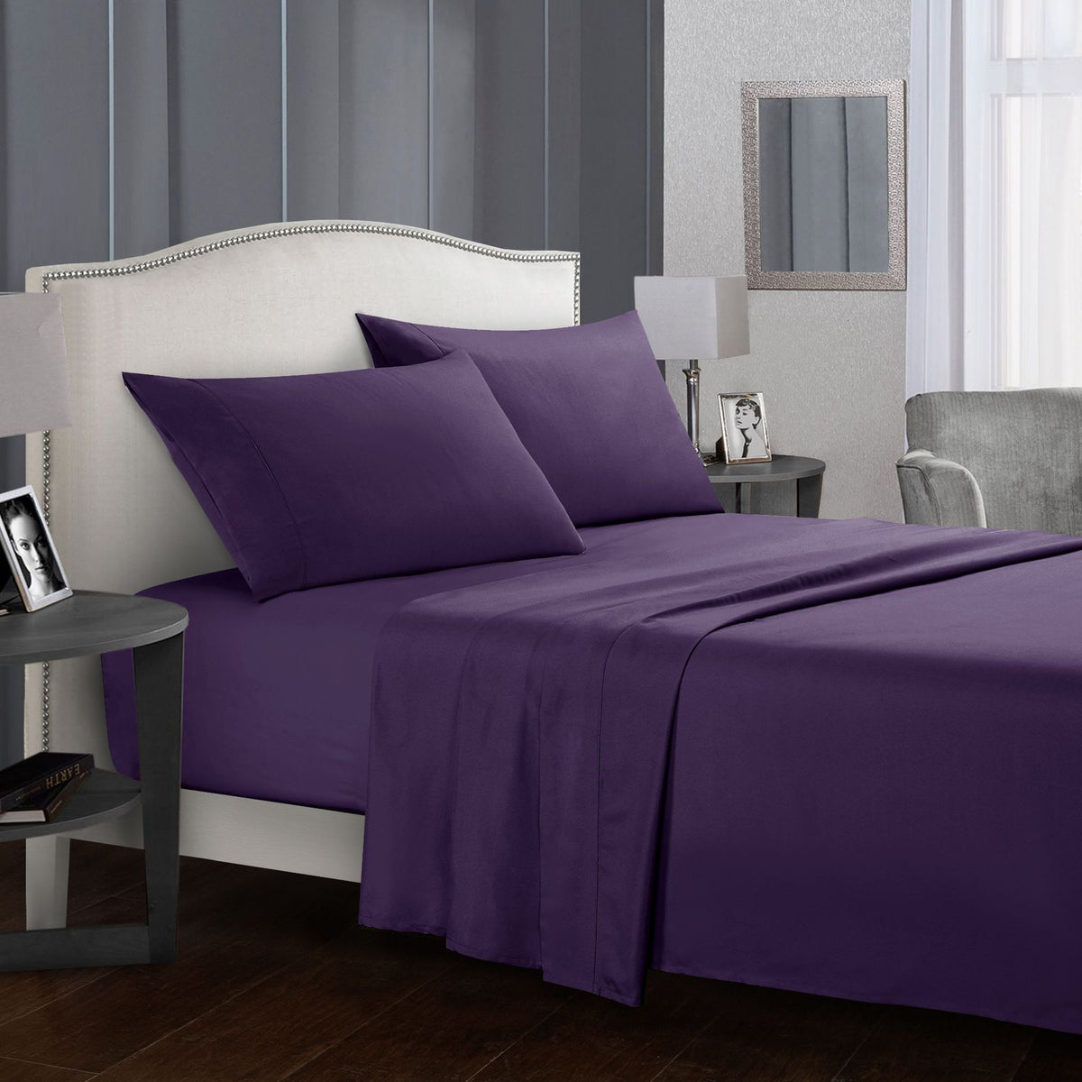Decorative Luxury Microfiber Bed Sheet Set Homeandso