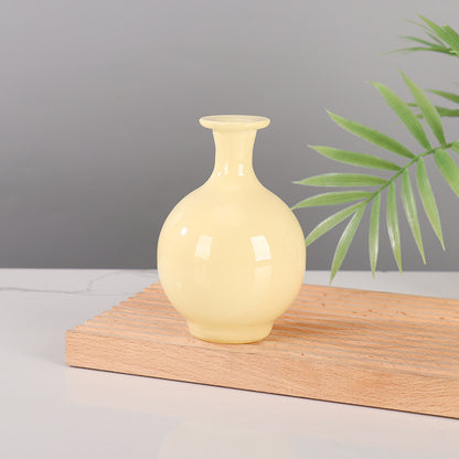 Decorative Round Glass Vase