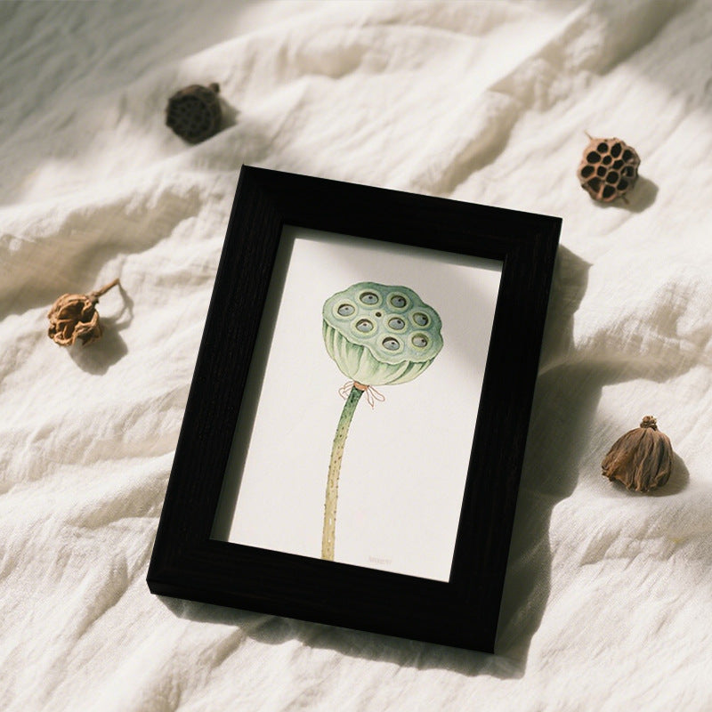 Decorative Botanical Illustration Frame