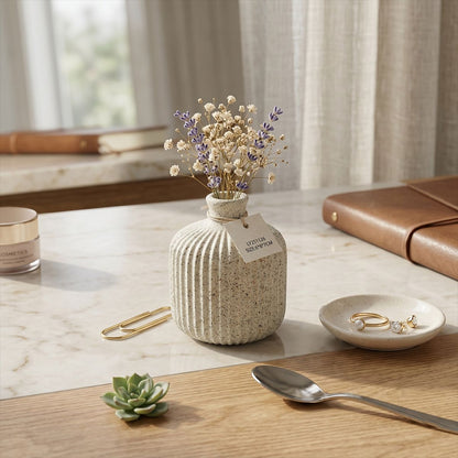 Decorative Ceramic Vase for Floral Display