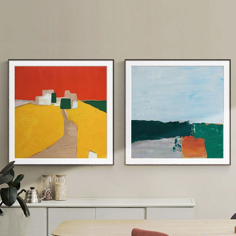 Artistic Coastal Landscape Wall Art Homeandso