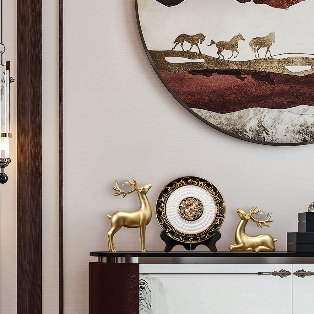 Elegant Decorative Deer Figurine Homeandso