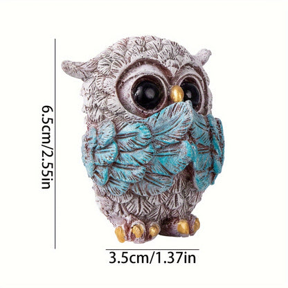 Decorative Owl Figurine Set Homeandso