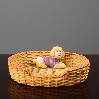 Decorative Dog Figurine Set Homeandso
