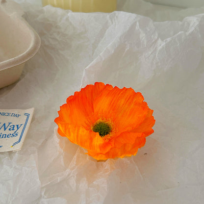 Realistic Fabric Flower Brooch