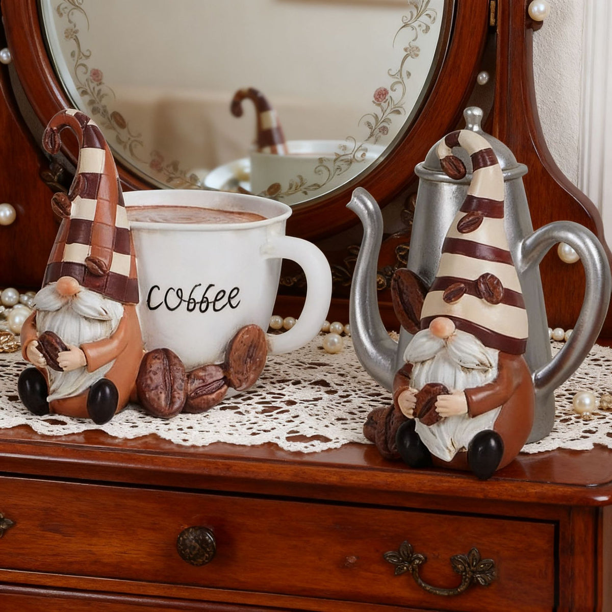 Decorative Coffee Gnome Homeandso