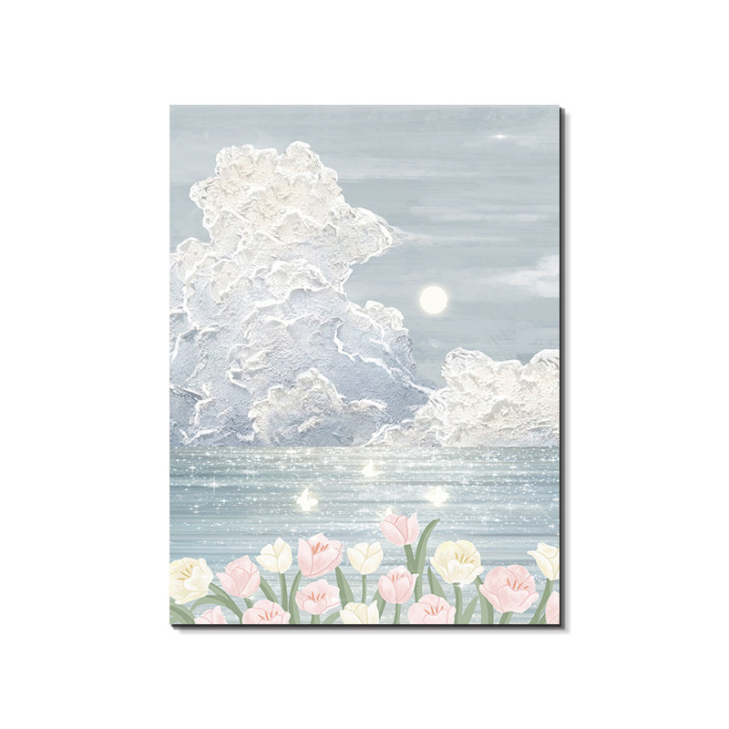 Decorative Floral Landscape Art Print Homeandso