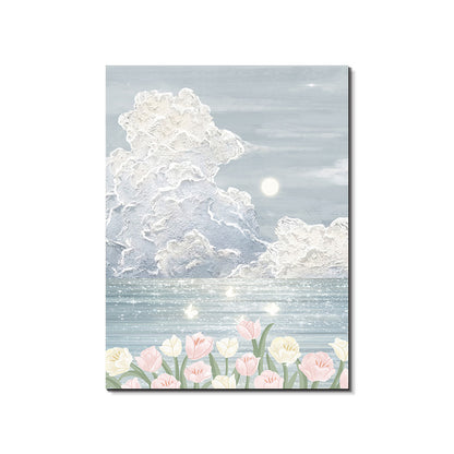 Decorative Floral Landscape Art Print Homeandso