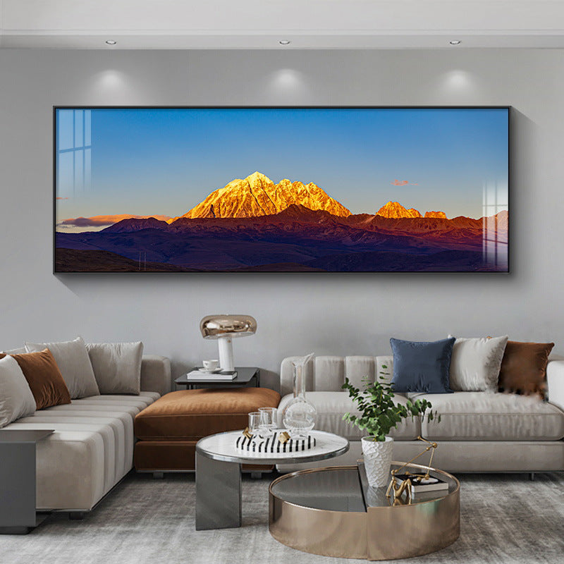 Framed Mountain Landscape Artwork Homeandso