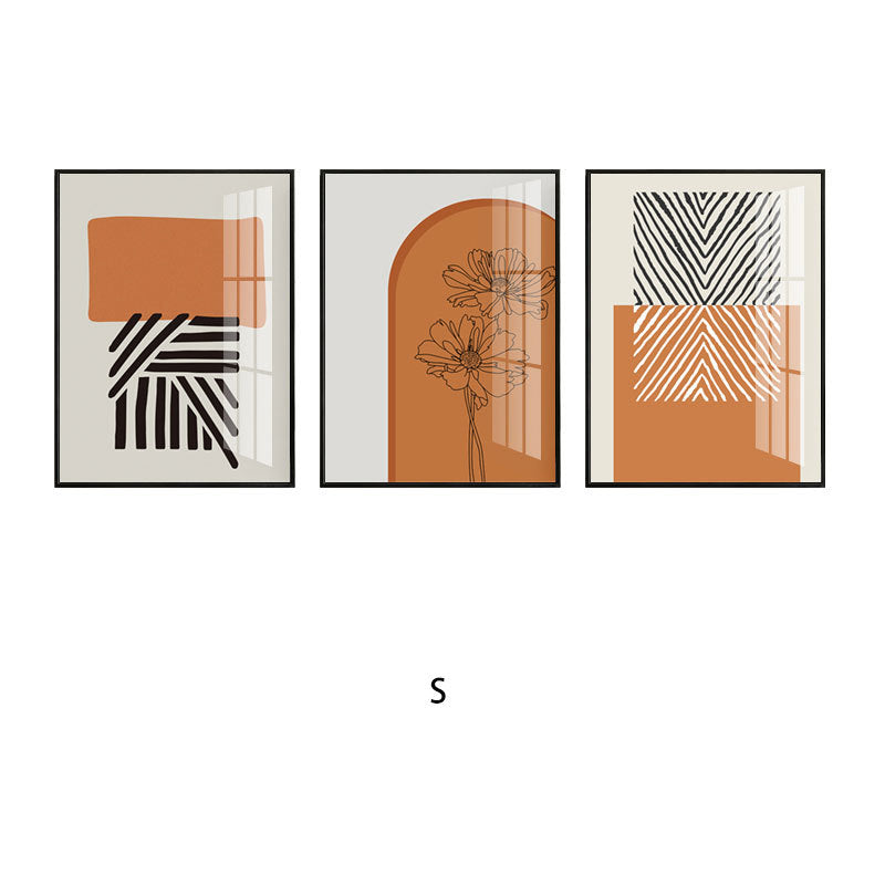 Framed Geometric Landscape Art Set Homeandso