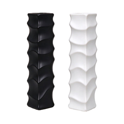 Decorative Slim Wave Vase