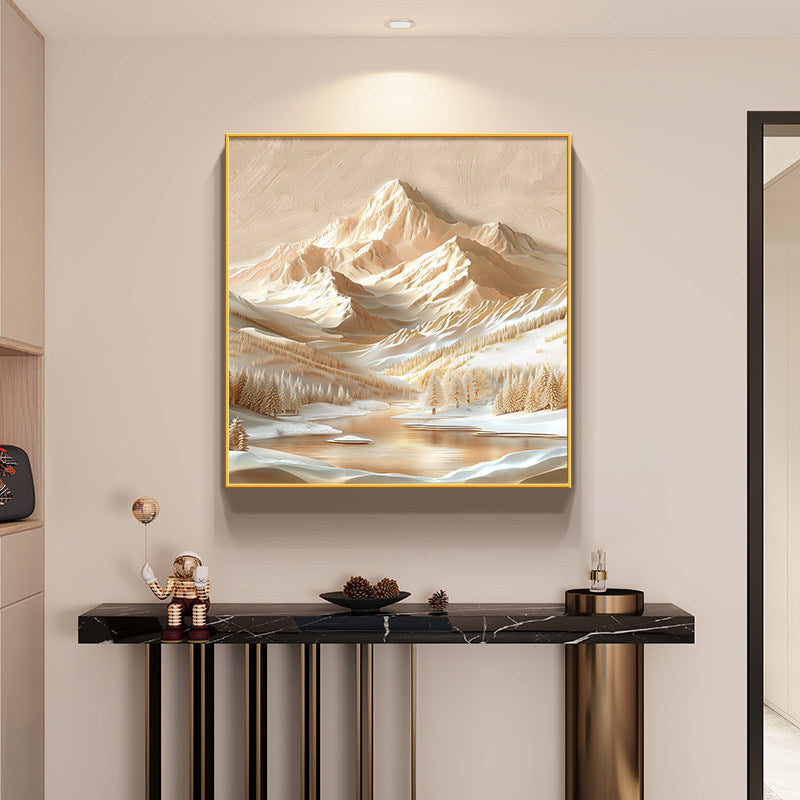 Majestic Mountain Top Canvas Wall Art Homeandso