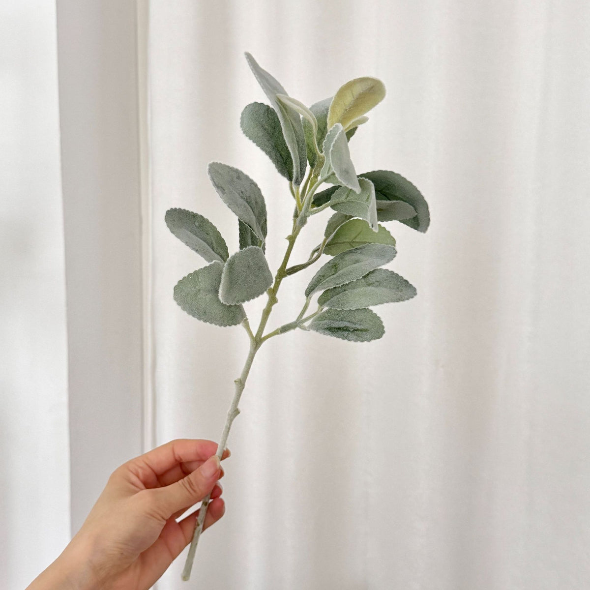 Decorative Faux Leaf Stem for Home Decor