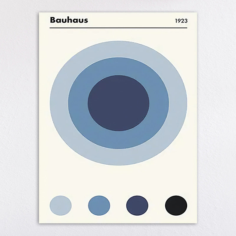 Bauhaus-Inspired Abstract Wall Art Print Homeandso